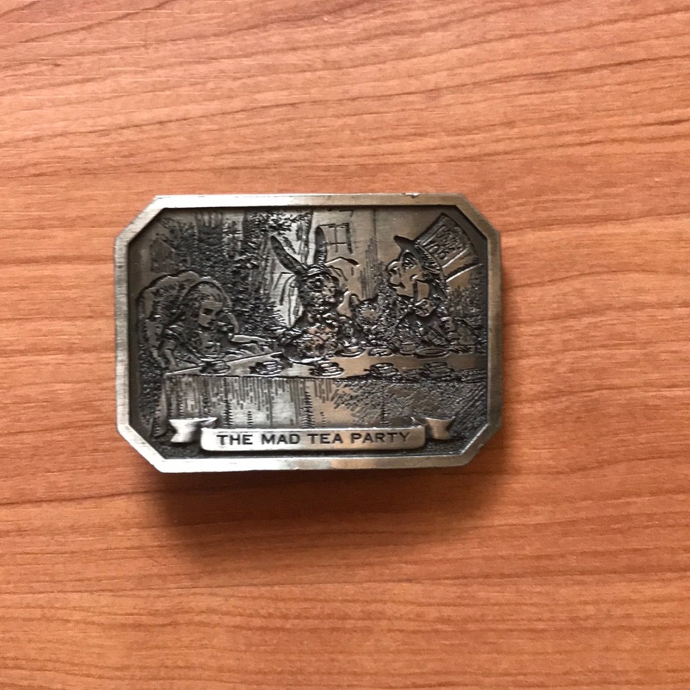 Alice in Wonderland Belt Buckle
